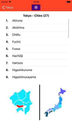 Prefectures of Japan Map Flag(圖3)-速報App