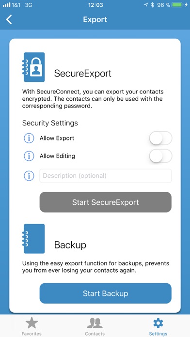 SecureContact Pro screenshot 3