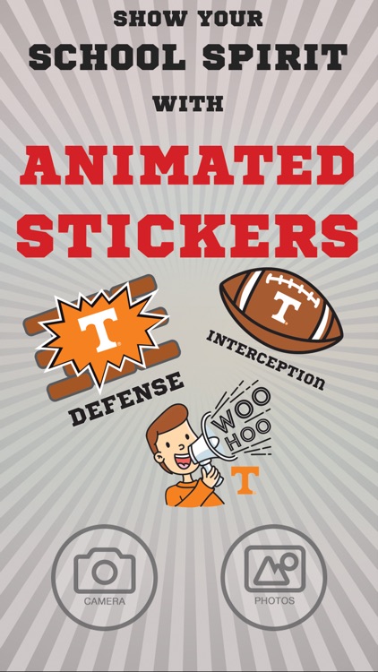 Tennessee Volunteers Animated Selfie Stickers