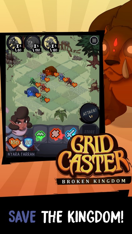 Grid Caster: Broken Kingdom screenshot-4