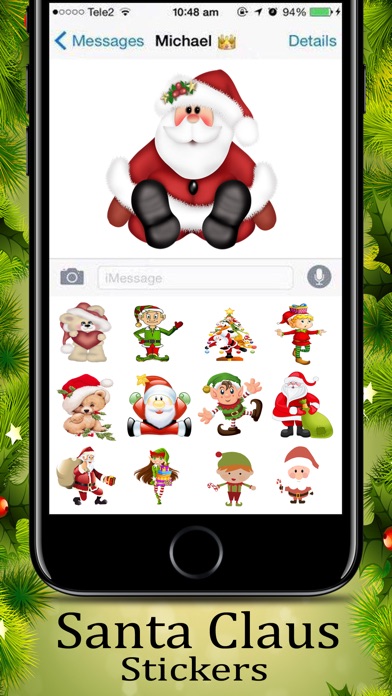 Santa Claus  Awesome Sticker screenshot 4