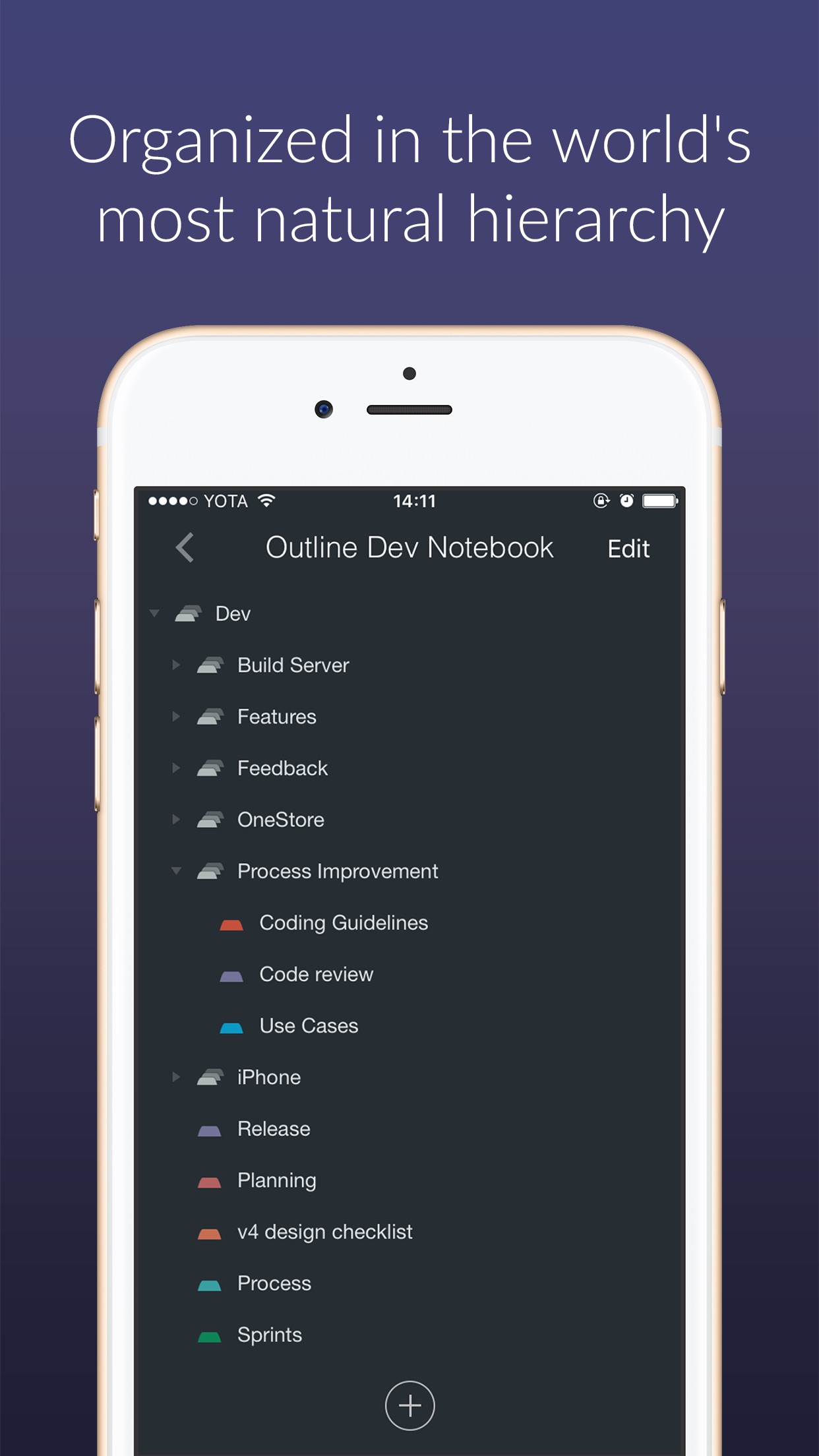 Screenshot do app Outline -your digital notebook