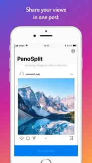 panosplit hd for instagram iphone screenshot 1