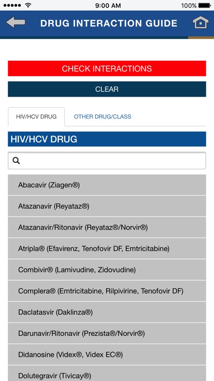 HIV-HCV Drug Therapy Guide