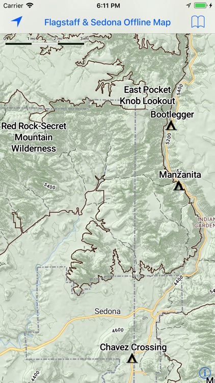 Offline Flagstaff & Sedona Map