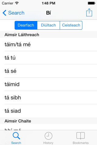 Briathra - Irish Verbs screenshot 4