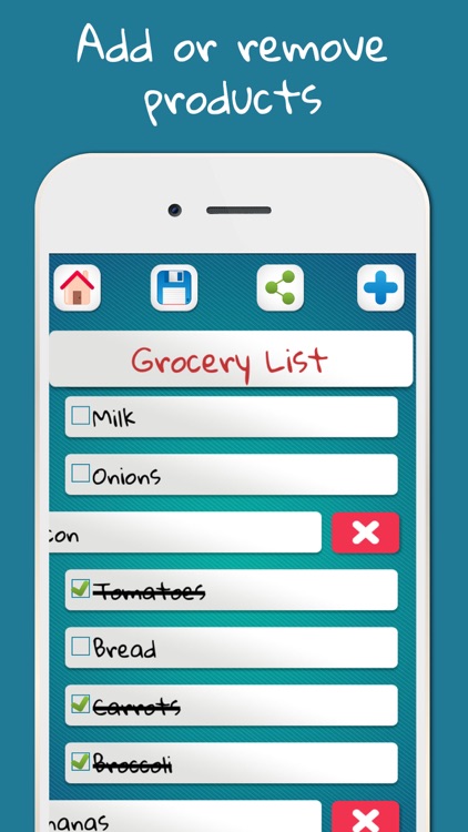 Grocery lists to not forget