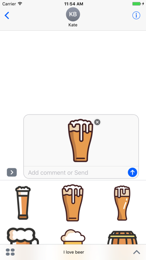 I love beer - sticker pack(圖2)-速報App