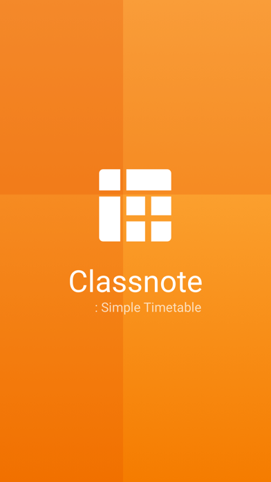 Classnote : シンプル時間割のおすすめ画像1