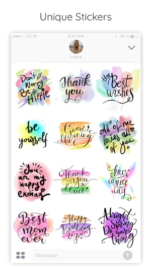 Handwritten Messages Stickers(圖3)-速報App