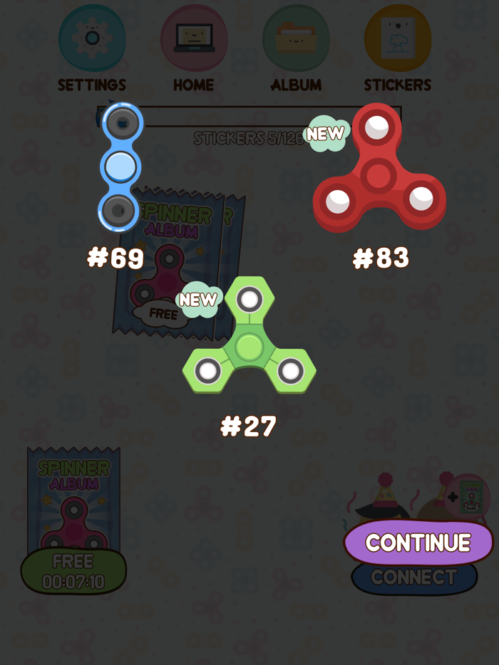 Spinner Album - Sticker Book