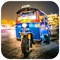 Drive your tuk tuk rickshaw in city to transport passengers to their destination in given time