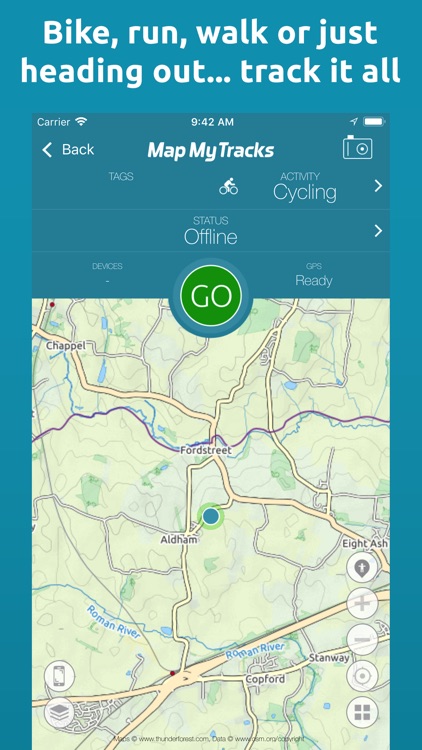 Map My Tracks Cycling screenshot-0