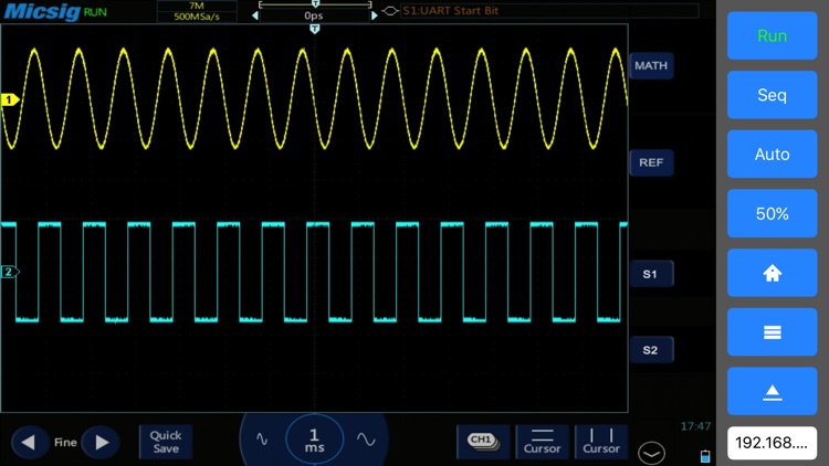 Tablet Oscilloscope