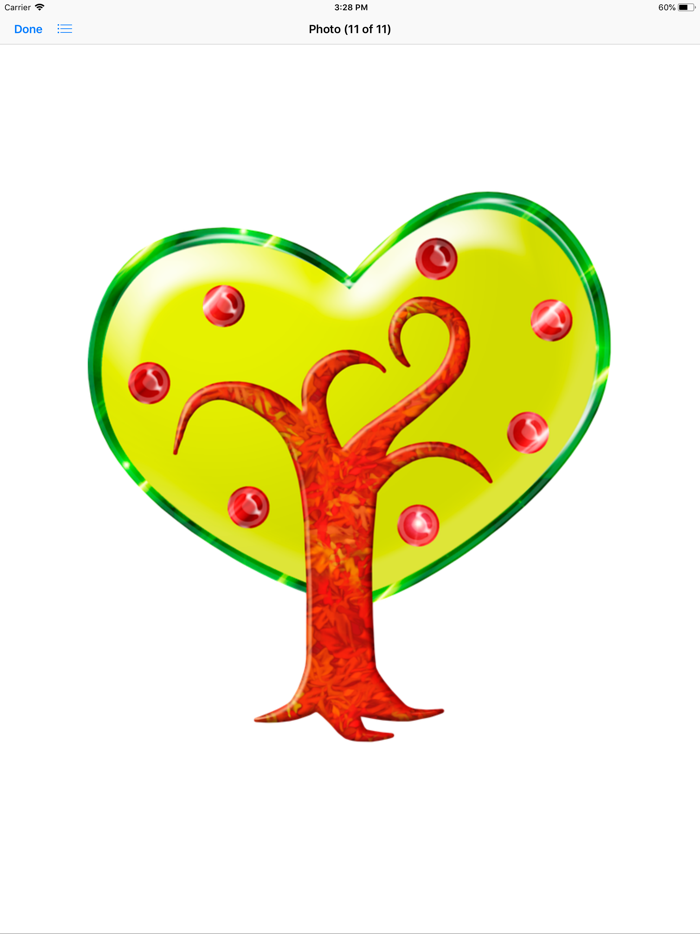 Tree Hearts Sticker Pack