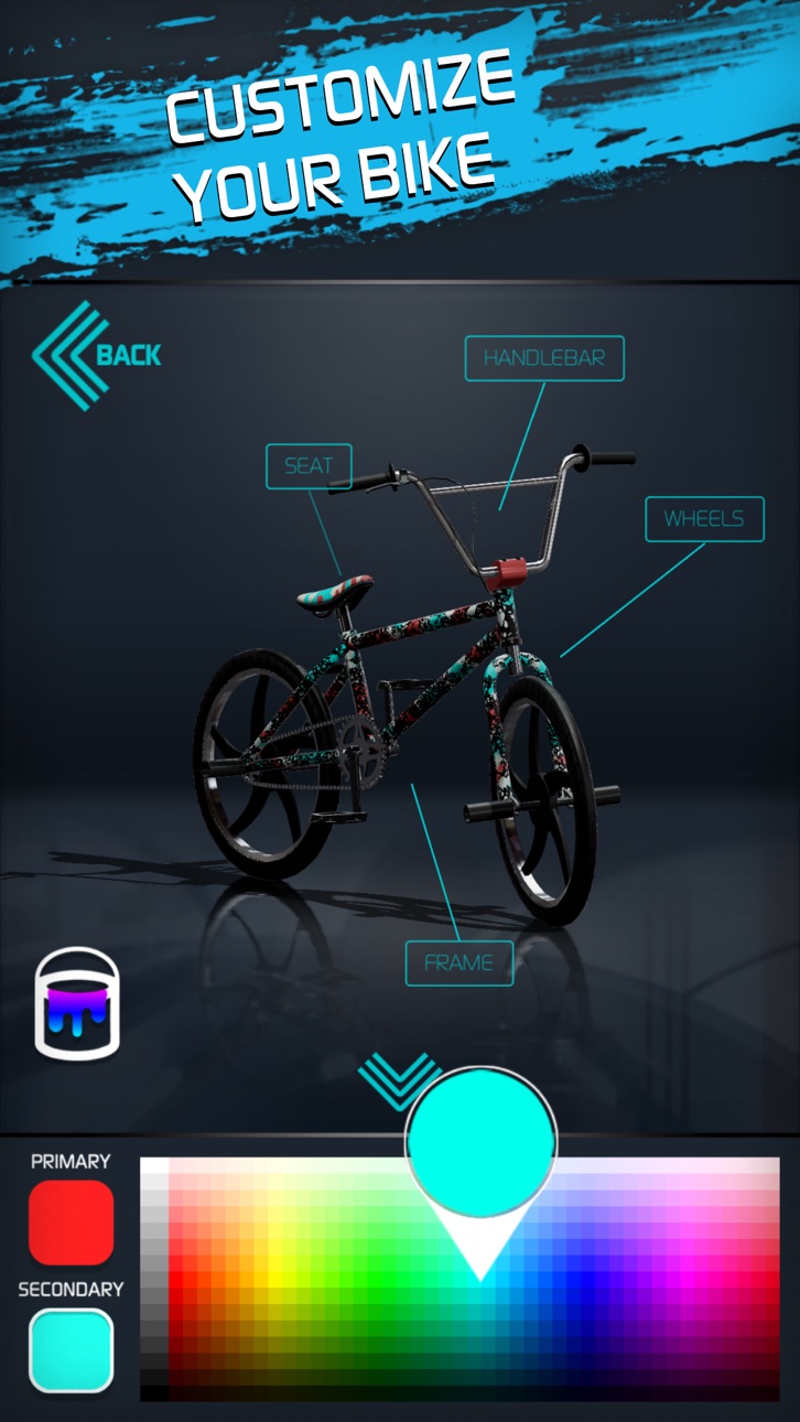Touchgrind BMX 2 - Free Hack screenshot 2 - iOS game interface