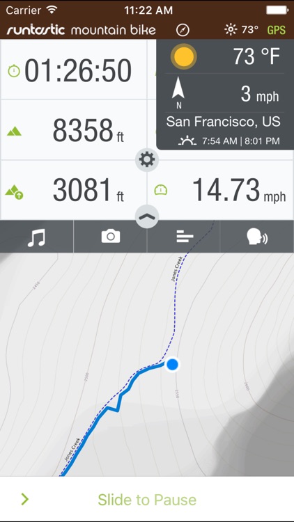 Runtastic Mountain Bike GPS