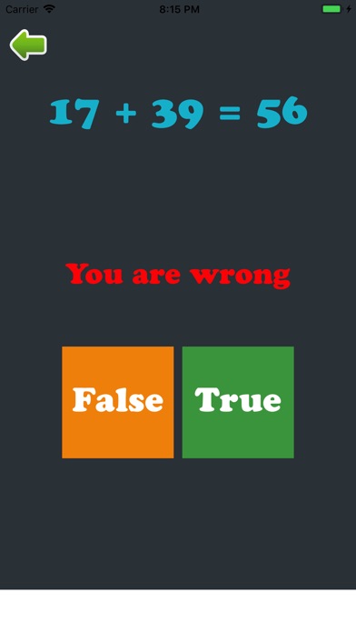 Kid Learn Math : True - False screenshot 2