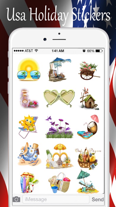 USA Holiday Stickers Pack screenshot 4