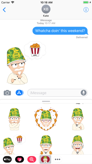 KFC Buckethead Stickers(圖1)-速報App