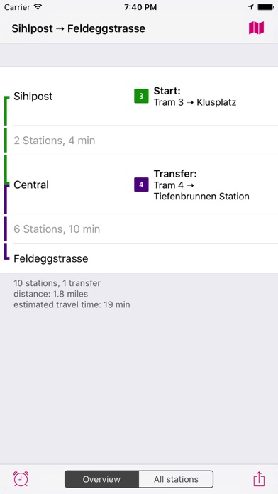 Zurich Rail Map Lite screenshot 4