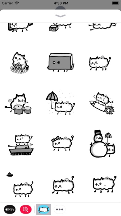 Astronaut Cat Animated Sticker screenshot 2