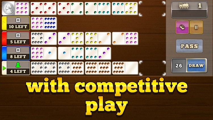 Mexican Train Dominoes Gold