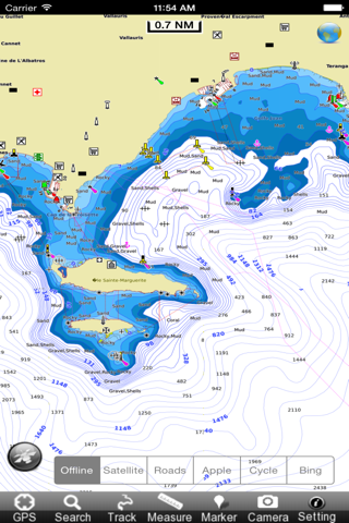 France Mediterranean GPS Chart screenshot 4