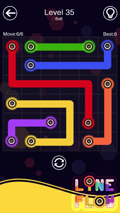 LINE FLOW - ONE LINE PUZZLE ! 1.0 IOS GAME GIẢI TRÍ LINE FLOW - ONE LINE PUZZLE ! 1.0 IOS