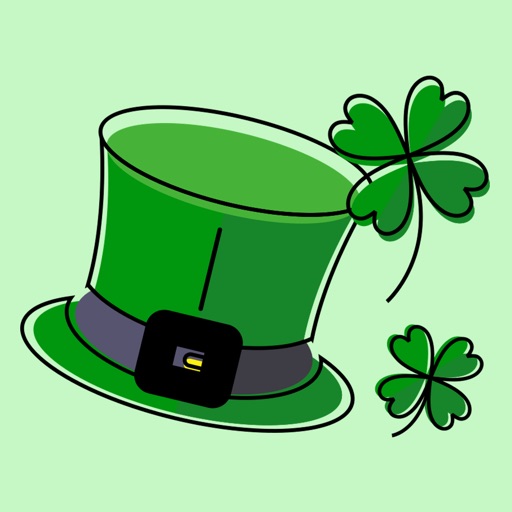 Hi St. Patrick's Day Stickers