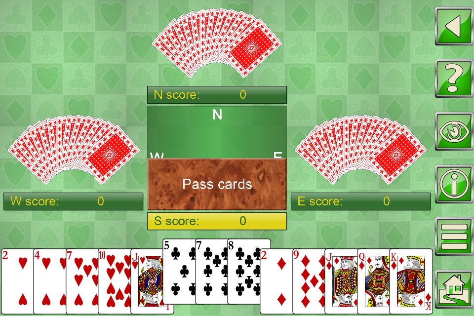 Hearts V+, classic card game screenshot 4