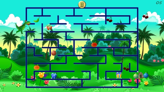 ‎Dino Maze: kids learning games Screenshot