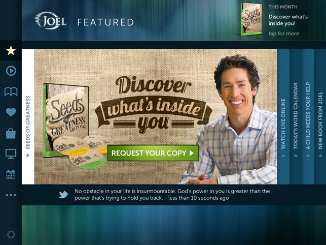 Joel Osteen for iPad(圖1)-速報App