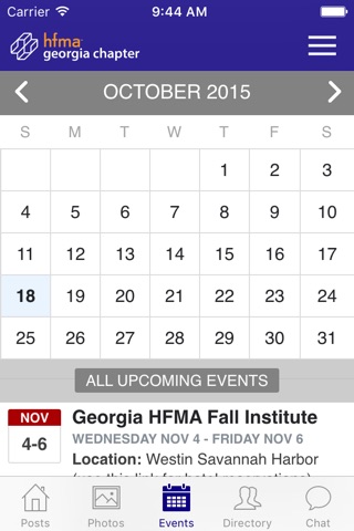 Georgia Chapter HFMA screenshot 3