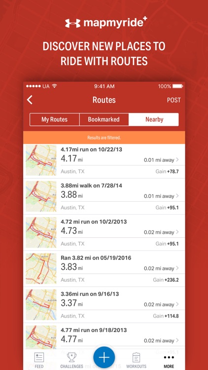 Map My Ride+ - GPS Cycling & Route Tracker screenshot-3