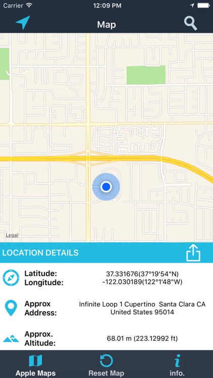 Find My Location details