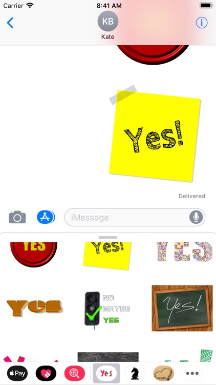 Yes sticker pack