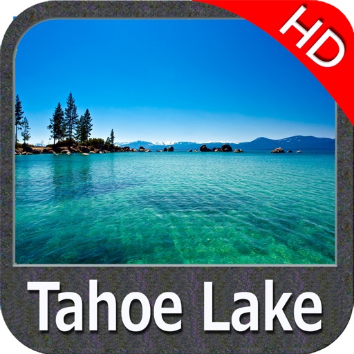 Lake Tahoe California HD GPS fishing chart offline icon