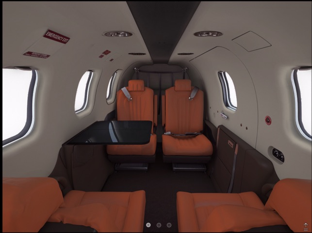 TBM 910 Interior