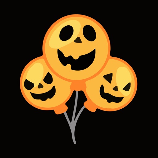 Hollow Halloween Emoji Sticker icon