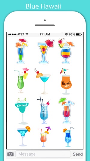 Blue Hawaii Fantasy Stickers(圖3)-速報App