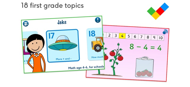 Math age 4-6, for schools