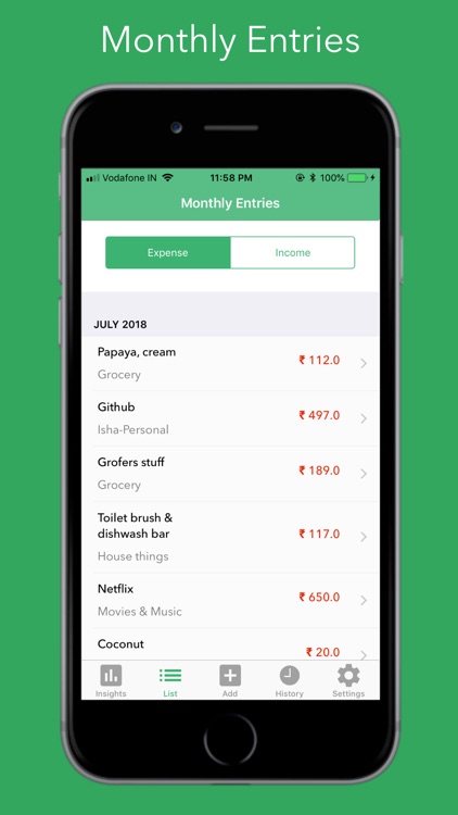 Cashier - for family expenses screenshot-3
