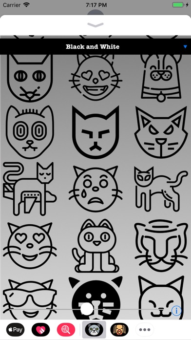 Cute Kitty Cat Stickers screenshot 3