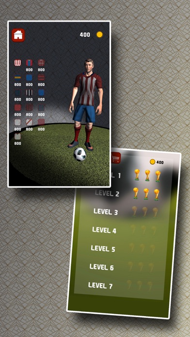 Free kicks 3D football game screenshot 4