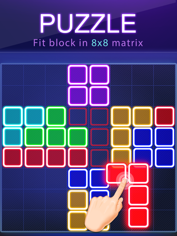 block-puzzle-glow-puzzle-game-app-voor-iphone-ipad-en-ipod-touch