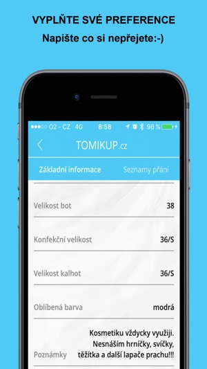 TOMIKUP - Dárkový wishlist(圖5)-速報App