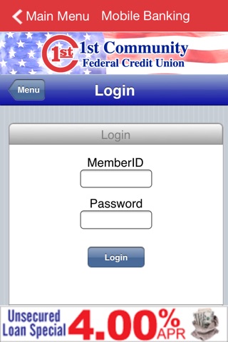 1st Community FCU screenshot 3