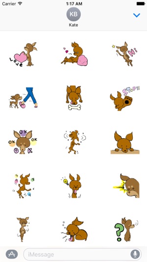 Miniature Pinscher Dog Emoji(圖1)-速報App