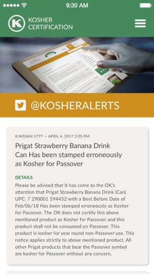 OK Kosher Food Guide(圖3)-速報App